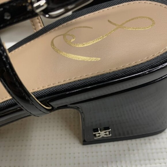 Sam Edelman Womens Tracie Adjustable Slingbacks Shoes Black Size 8M New w/o Box - Picture 3 of 8